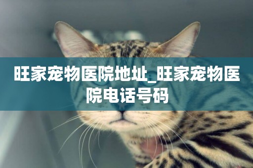 旺家寵物醫院地址_旺家寵物醫院電話號碼