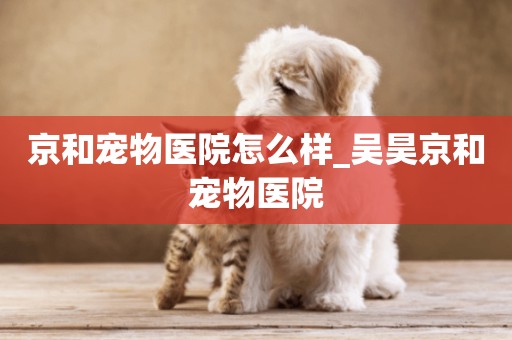 京和寵物醫院怎么樣_吳昊京和寵物醫院