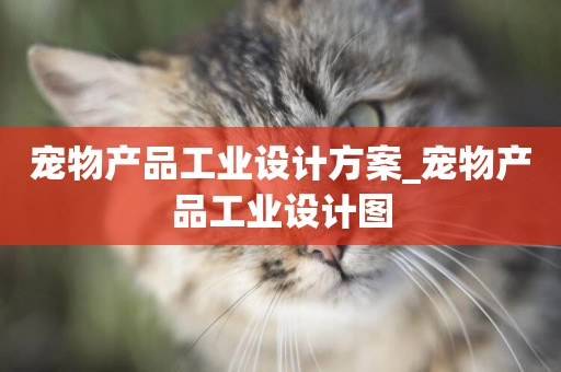 寵物產品工業設計方案_寵物產品工業設計圖