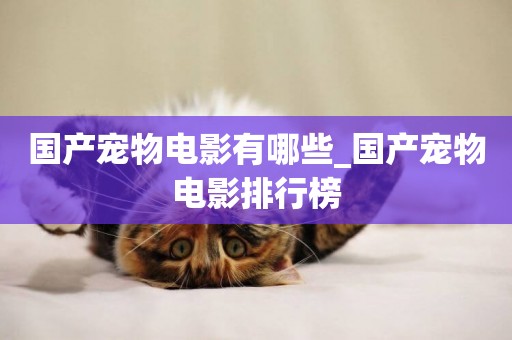 國產寵物電影有哪些_國產寵物電影排行榜