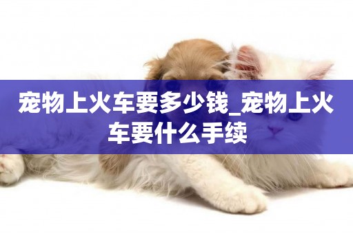 寵物上火車要多少錢_寵物上火車要什么手續