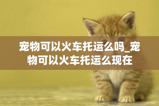 寵物可以火車托運么嗎_寵物可以火車托運么現在