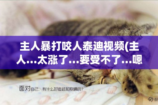 主人暴打咬人泰迪視頻(主人…太漲了…要受不了…嗯哼~) 