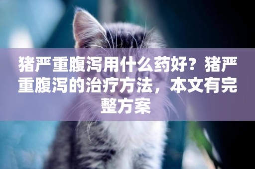 豬嚴重腹瀉用什么藥好？豬嚴重腹瀉的治療方法，本文有完整方案 