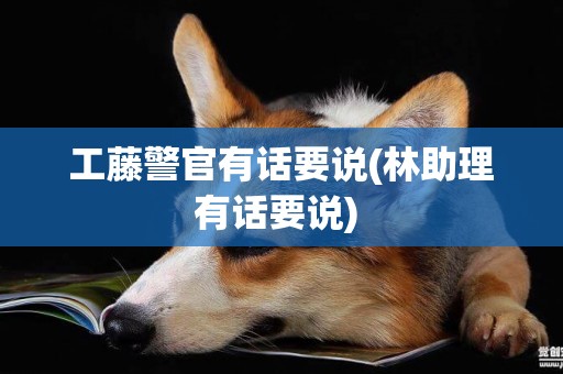 工藤警官有話要說(林助理有話要說) 