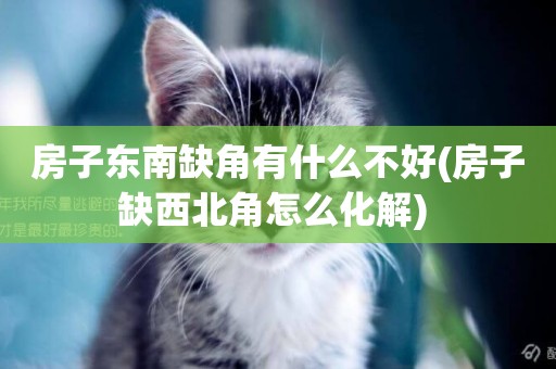 房子東南缺角有什么不好(房子缺西北角怎么化解) 