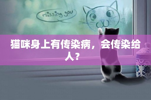 貓咪身上有傳染病，會傳染給人？ 