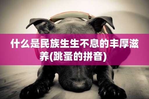 什么是民族生生不息的豐厚滋養(跳蚤的拼音) 