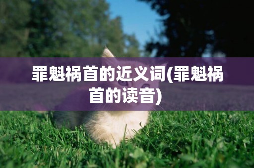 罪魁禍首的近義詞(罪魁禍首的讀音) 