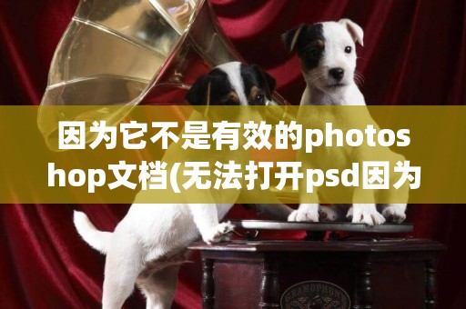因為它不是有效的photoshop文檔(無法打開psd因為它不是有效的ps文檔) 