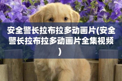 安全警長拉布拉多動畫片(安全警長拉布拉多動畫片全集視頻) 