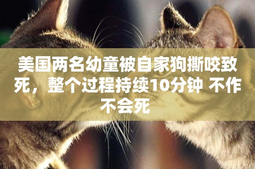 美國兩名幼童被自家狗撕咬致死，整個過程持續10分鐘 不作不會死 