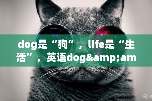 dog是“狗”，life是“生活”，英語dog&amp;#039;s life 難道是“狗的生活” 