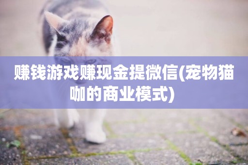 賺錢游戲賺現金提微信(寵物貓咖的商業模式) 