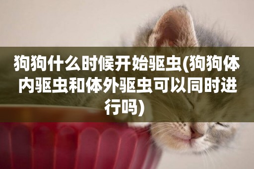 狗狗什么時候開始驅蟲(狗狗體內驅蟲和體外驅蟲可以同時進行嗎) 