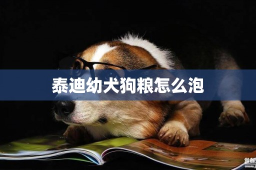 泰迪幼犬狗糧怎么泡