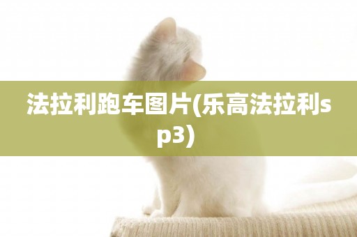 法拉利跑車圖片(樂高法拉利sp3) 