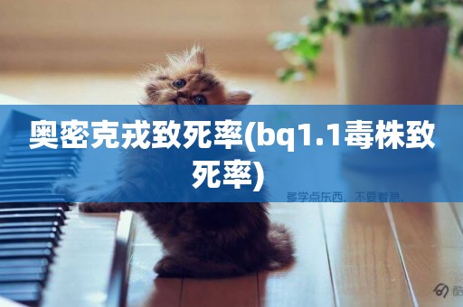 奧密克戎致死率(bq1.1毒株致死率) 