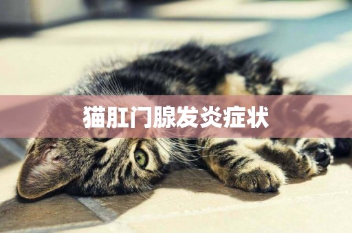 貓肛門腺發炎癥狀