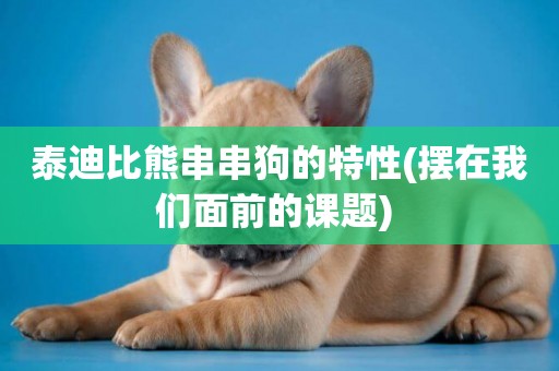 泰迪比熊串串狗的特性(擺在我們面前的課題) 
