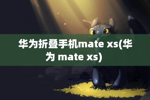 華為折疊手機mate xs(華為 mate xs) 