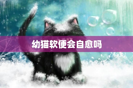 幼貓軟便會自愈嗎
