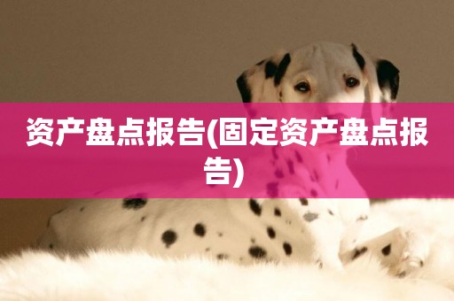 資產盤點報告(固定資產盤點報告) 