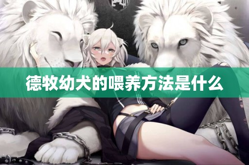 德牧幼犬的喂養方法是什么