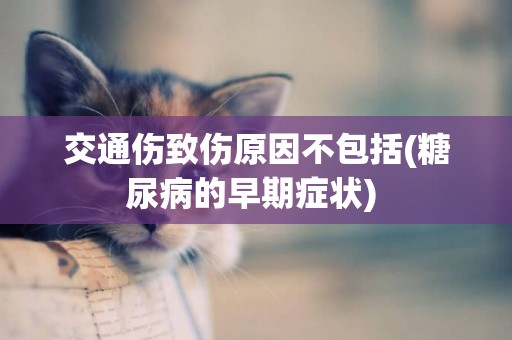 交通傷致傷原因不包括(糖尿病的早期癥狀) 