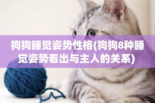 狗狗睡覺姿勢性格(狗狗8種睡覺姿勢看出與主人的關系) 