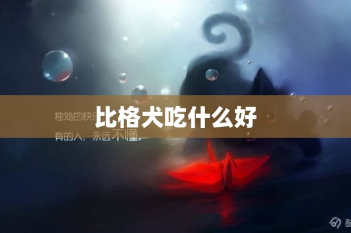 比格犬吃什么好