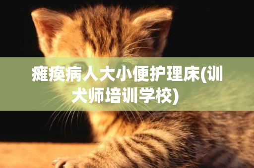 癱瘓病人大小便護理床(訓犬師培訓學校) 