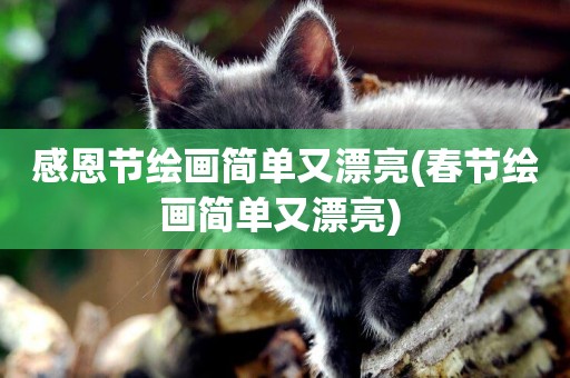 感恩節繪畫簡單又漂亮(春節繪畫簡單又漂亮) 