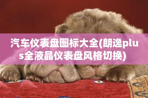 汽車儀表盤圖標大全(朗逸plus全液晶儀表盤風格切換) 