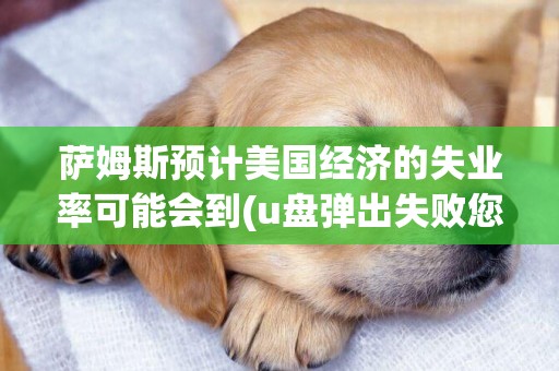薩姆斯預計美國經濟的失業率可能會到(u盤彈出失敗您是否要強制彈出可能會導致數據丟失) 