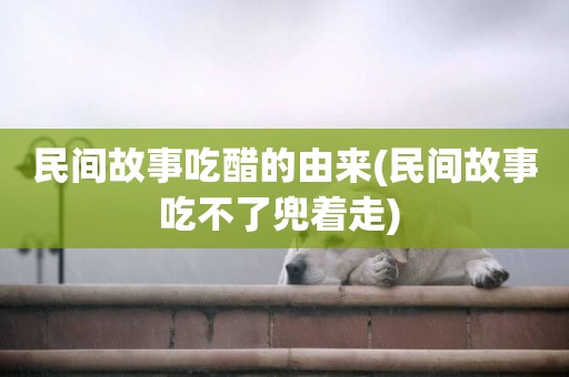 民間故事吃醋的由來(民間故事吃不了兜著走) 