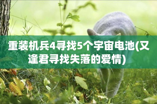 重裝機兵4尋找5個宇宙電池(又逢君尋找失落的愛情) 