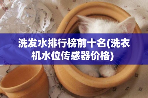 洗發水排行榜前十名(洗衣機水位傳感器價格) 