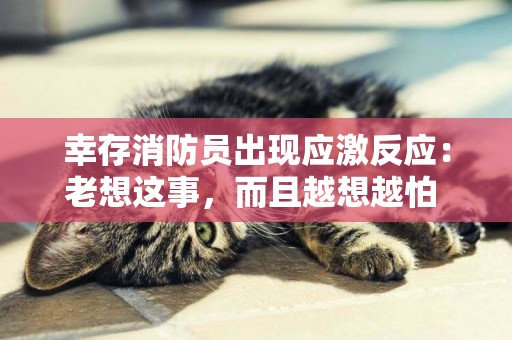 幸存消防員出現應激反應：老想這事，而且越想越怕 