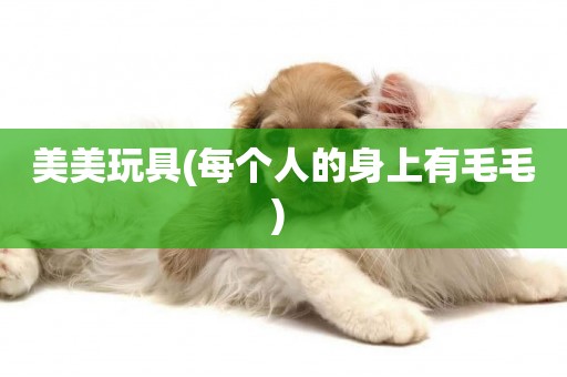 美美玩具(每個人的身上有毛毛) 