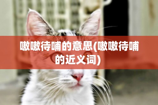 嗷嗷待哺的意思(嗷嗷待哺的近義詞) 