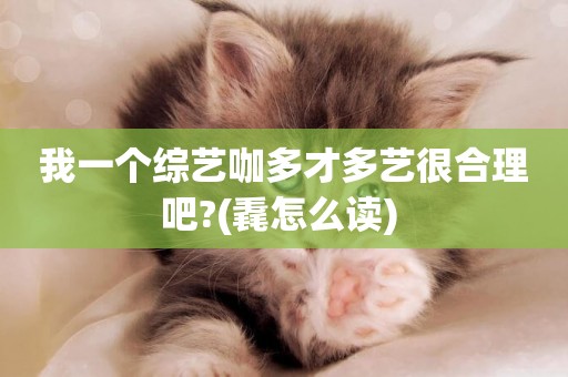 我一個綜藝咖多才多藝很合理吧?(毳怎么讀) 