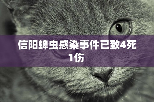 信陽蜱蟲感染事件已致4死1傷 