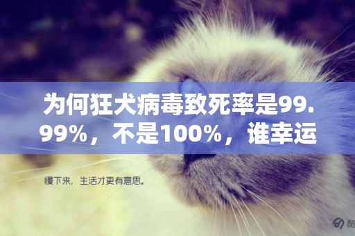為何狂犬病毒致死率是99.99%，不是100%，誰幸運活下來了？ 