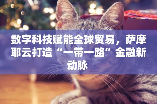 數字科技賦能全球貿易，薩摩耶云打造“一帶一路”金融新動脈 