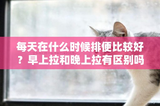 每天在什么時候排便比較好？早上拉和晚上拉有區別嗎？ 
