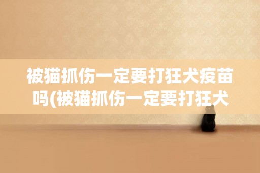 被貓抓傷一定要打狂犬疫苗嗎(被貓抓傷一定要打狂犬疫苗) 