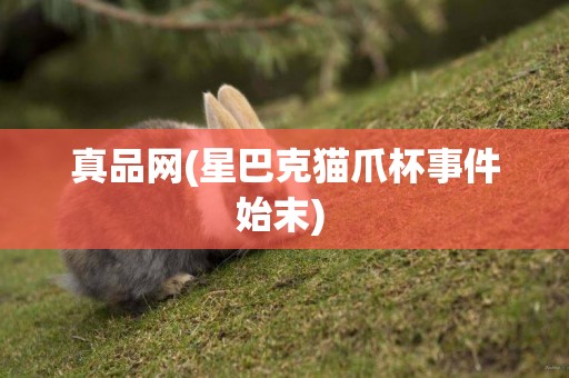 真品網(星巴克貓爪杯事件始末) 