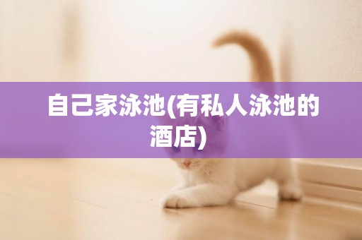 自己家泳池(有私人泳池的酒店) 