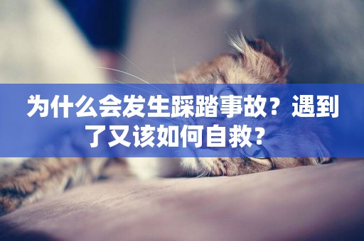 為什么會發生踩踏事故？遇到了又該如何自救？ 